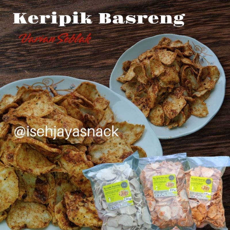 

Keripik Basreng Daun Jeruk | Basreng VIRAL Majalengka Seblak Basreng Original Balado Pedas 250gram