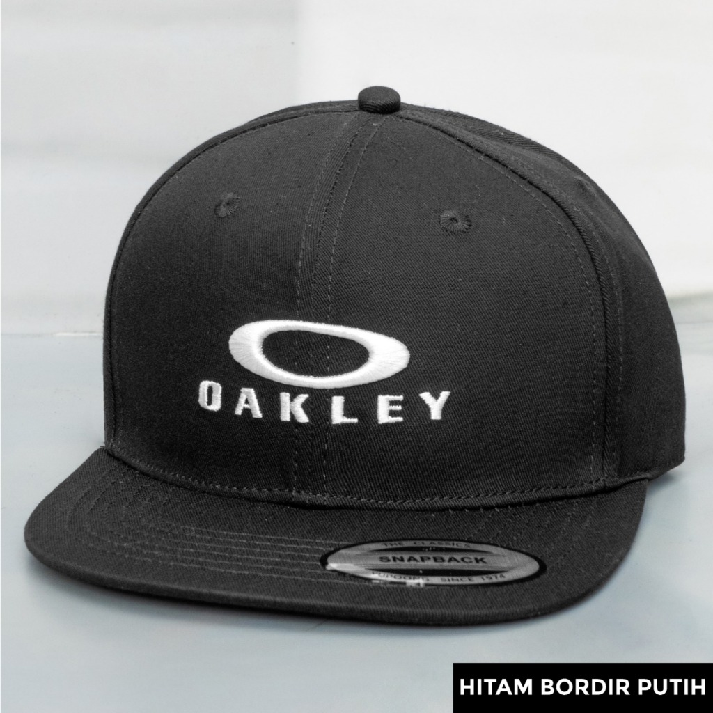 Topi Oakley Snapback Pria Import Mirror Original