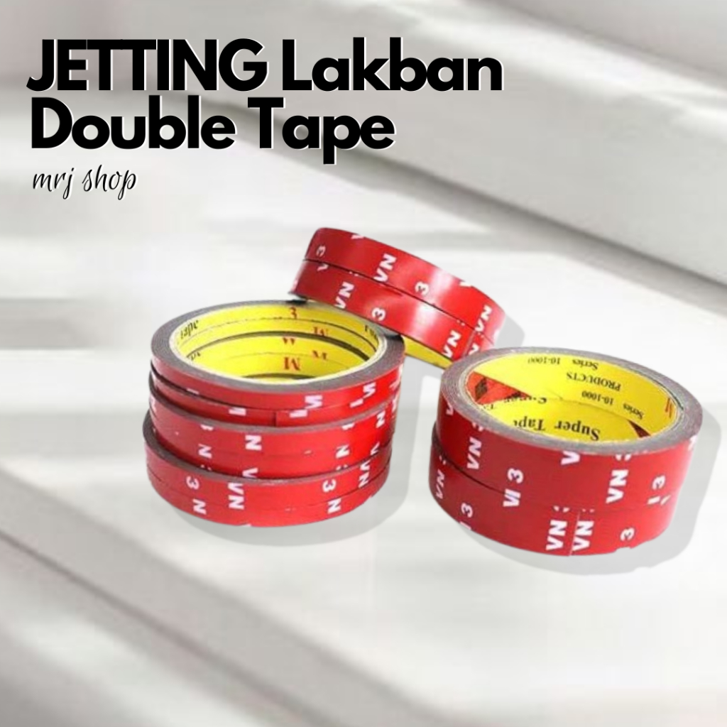 

JETTING Lakban Selotip Double Tape 3M 1Pcs