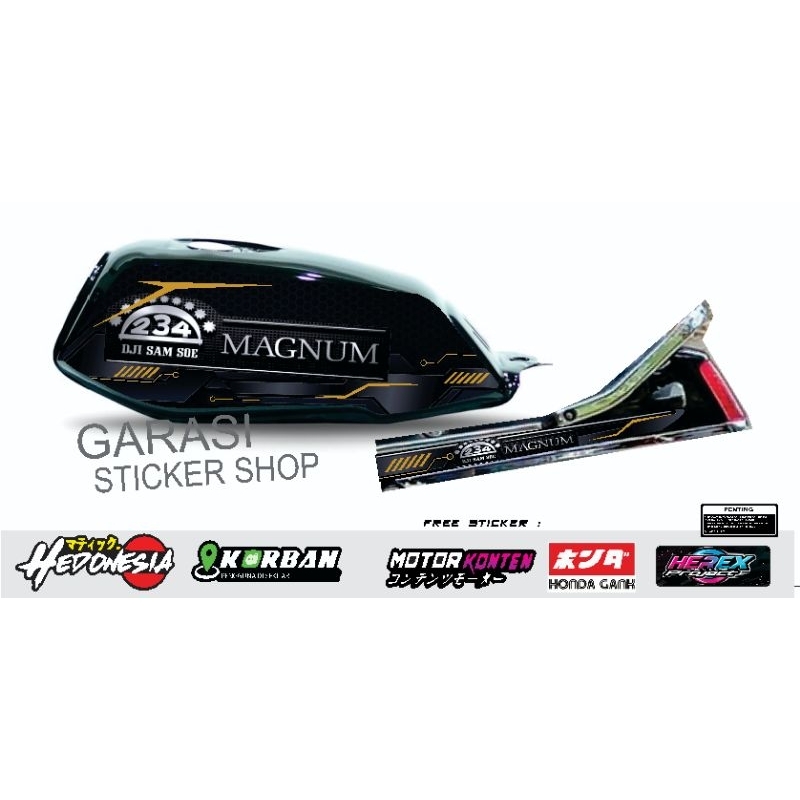 STRIPING VARIASI GL PRO GL MAX CUSTOM NAMA STRIPING HONDA GL HEREX RACING Magnum filter