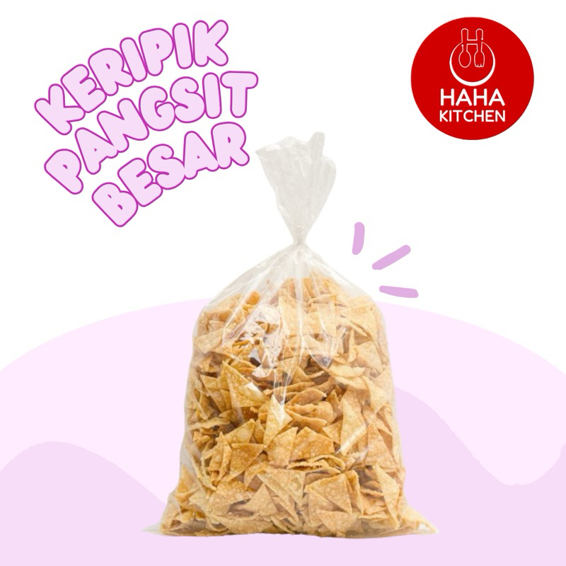 

[KG]Keripik Pangsit Haha Kitchen kemasan besar paket usaha