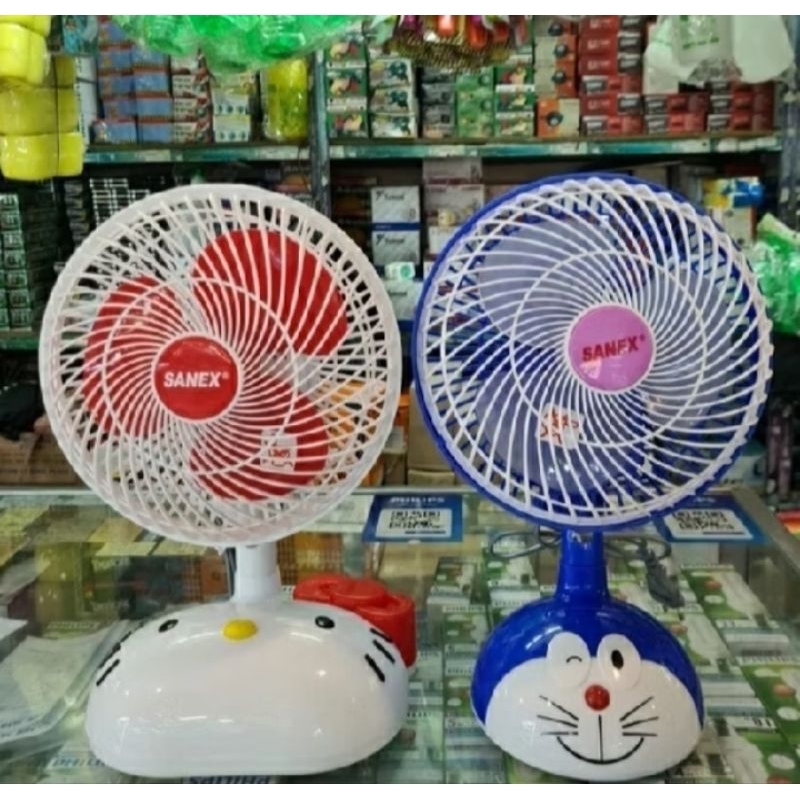 Desk Fan / Kipas Meja Sanex SN - FD0882D Karakter Doraemon
