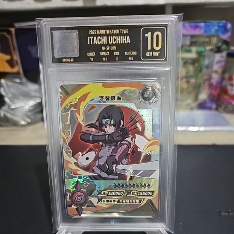 itachi uchiha sp 069 naruto kayou original grading egs 10