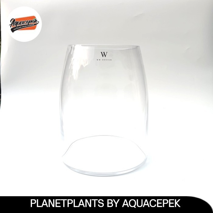 DLX BULLETA C LITER AQUARIUM BULAT TOPLES TANK AQUASCAPE PALUDARIUM TERRARIUM