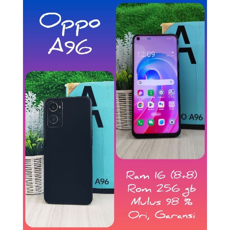 Oppo A96 Ram 8/256 Gb (Second Ori) Fullset