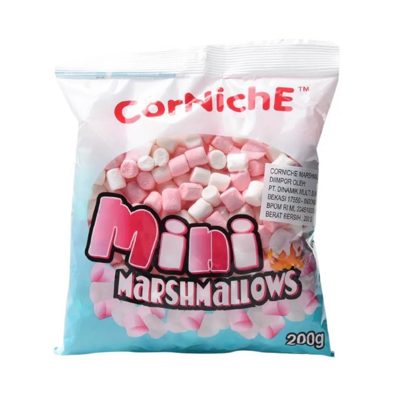 

PROMO TERMURAH MARSHMALLOWS CORNICHE MINI 200GR