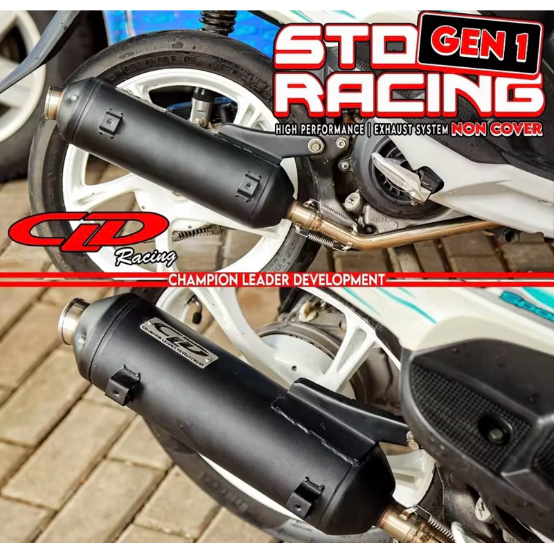 Knalpot Kenalpot CLD Standar Racing Gen 1 MIO M3 Grand Filano Fazzio Gear 125