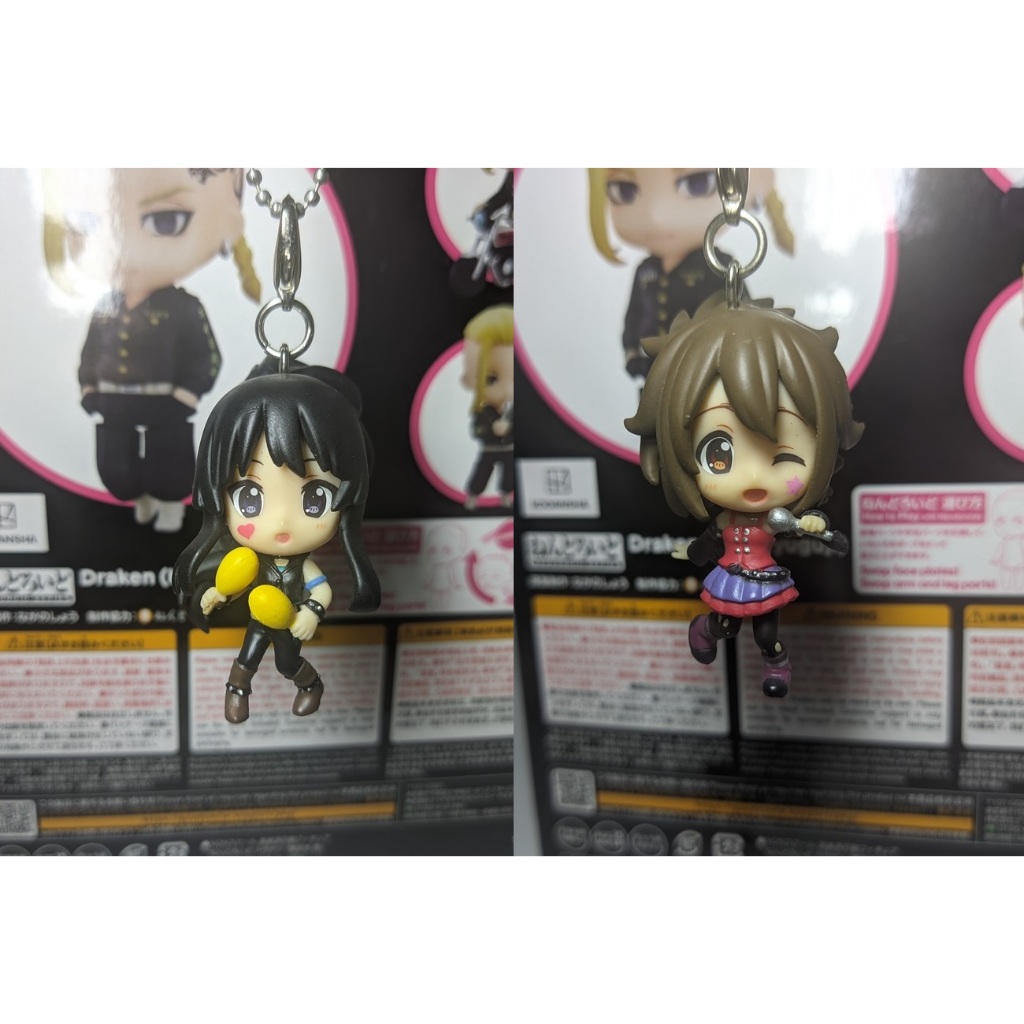 ORI Figure K-ON Hirasawa Yui Akiyama Mio Death Devil Ver. Ichiban Kuji Chibi Kyun Chara World SP Par