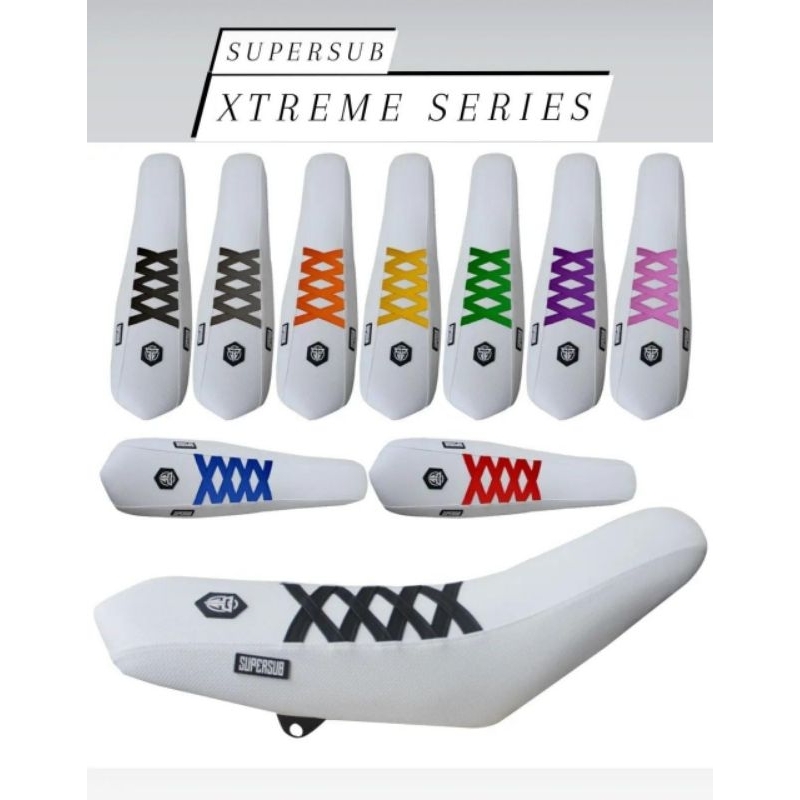 Cover Sarung Kulit Jok Supersub Xtreme Series XXXX Silang Bungkus Jok CRF KLX D-Tracker WR Gordon KT