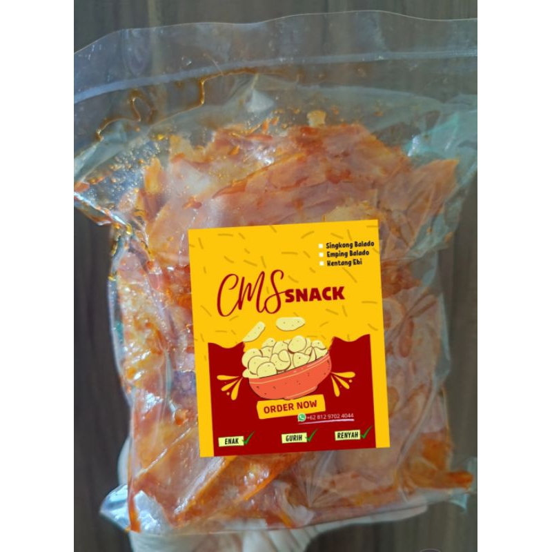 

Keripik Singkong Balado 250grm