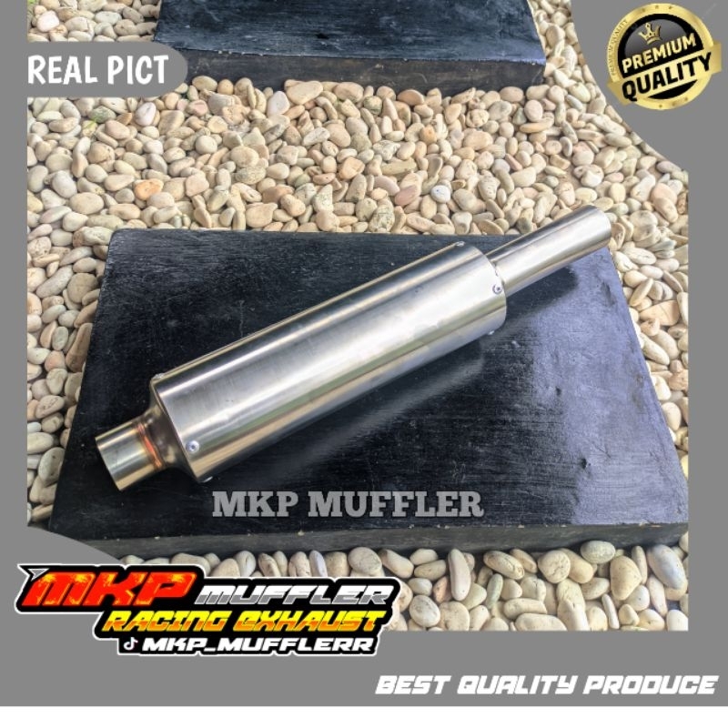 TABUNG ISIAN KNALPOT ALL MATIC NON CORTAM INLET 38MM/OUTLET 38MM