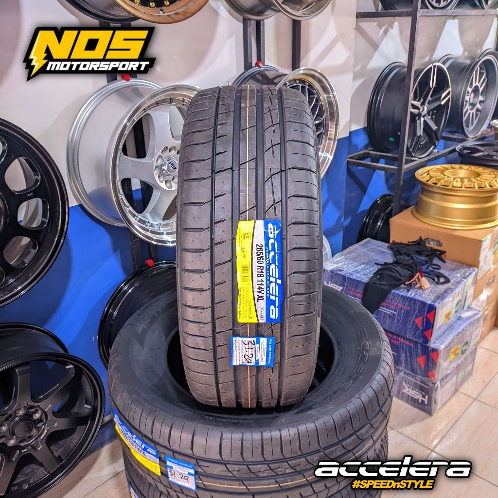 BAN MOBIL RING 18 265 60 FORTUNER PAJERO HILUX DLL ACCELERA IOTA | BAN TUBLES