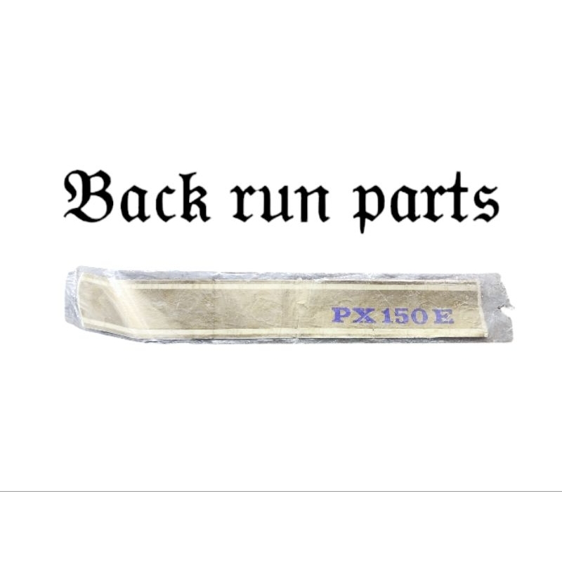 sticker body belakang vespa px stock lama