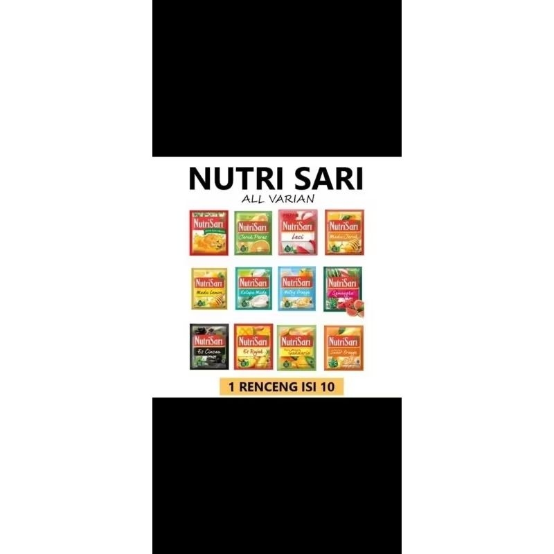 

nutrisari LENGKAP varian rasa klik saja