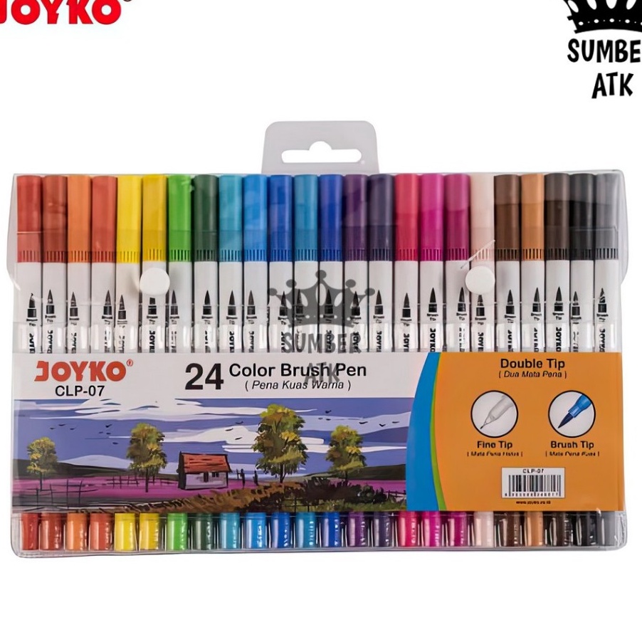 

IMPOR TERBARU Color Brush Pen Pena Kuas Warna CLP7 24 Warna Color DBP24