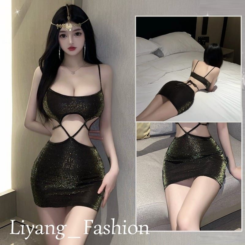DRESS KOREAN SEXY NIGHTDRESS / LINGERIE SEXY GAUN PARTY FASHION LY362