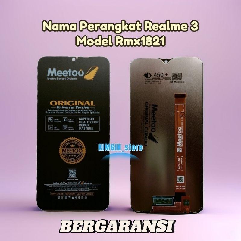 LCD TOUCHSREEN TS FULSET REALME 3 SERI HP RMX1821