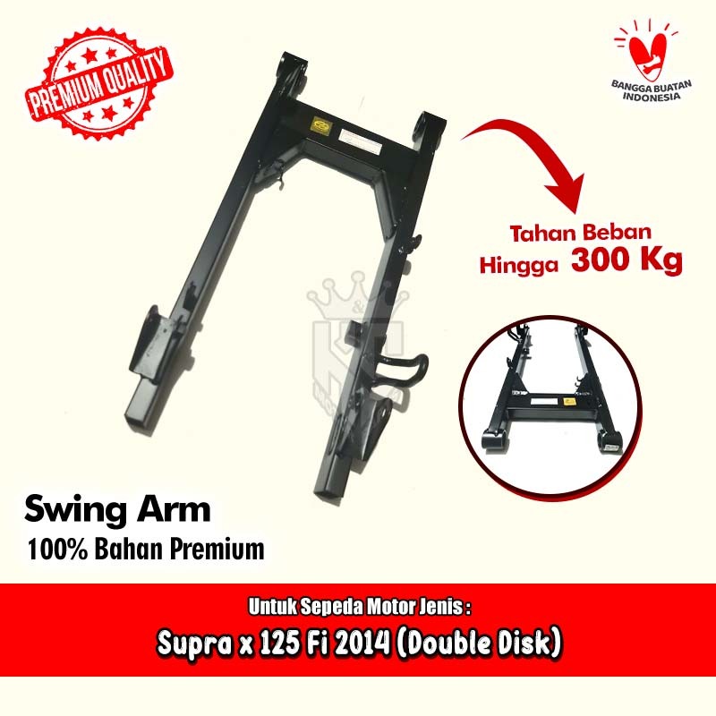 Swing Arm Garpu Capit Udang Honda Supra x 125 Fi 2014 DD Double Disk K41