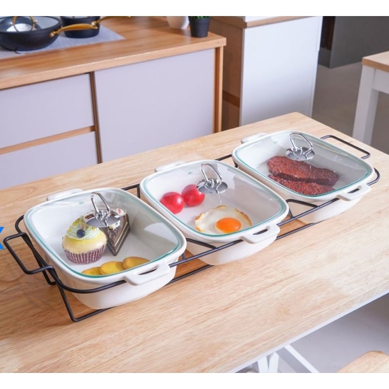Informa casserole warmer triple appetite penghangat makanan