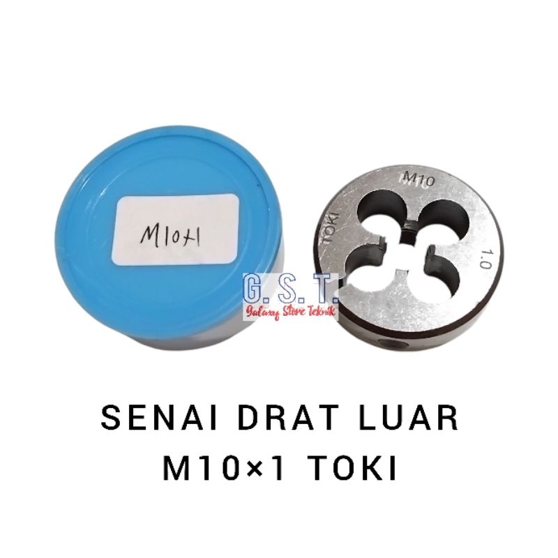 mata senai drat luar M10×1 Toki round dies senay senai m10 × 1.0 sney