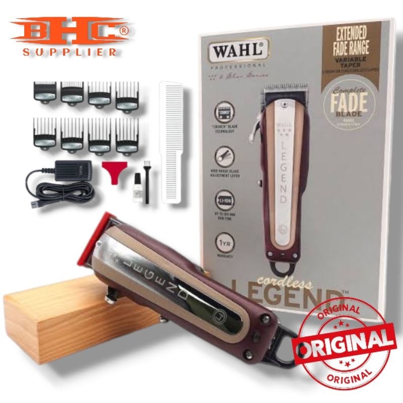 Wahl Legend Cordless Original USA Mesin Cukur Rambut Wireless Tanpa Kabel Universal Pencukur Rambut 