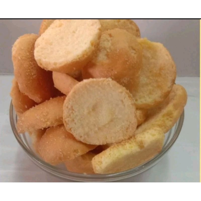 

Roti Bageled|Bolu Kering Gosyen Bagelan|500gram|Kue Kering Semir Mentega