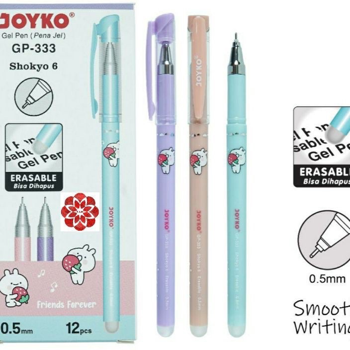 

PROMO SPESIAL Pulpen Bisa dihapus GP333 Shoyko6 12pcs