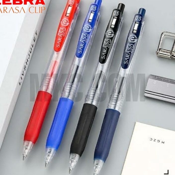 

DIJAMIN ORI Pulpen Gel ZEBRA Sarasa Clip ZEBRA 5