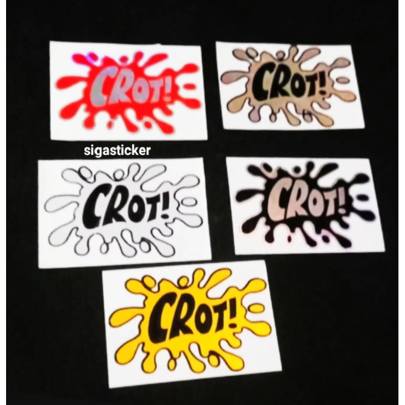 

Sticker crot stiker bercak cutting
