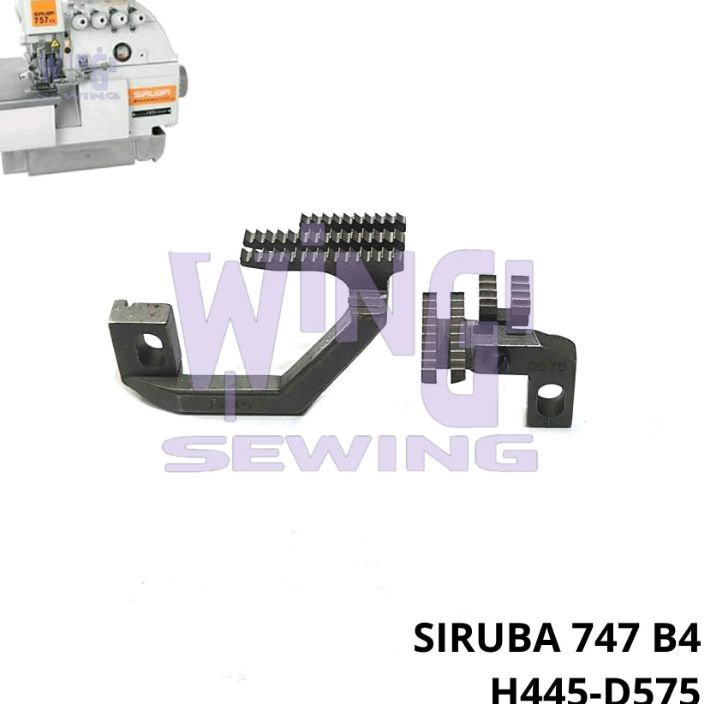 PROMO H445 D575 SIRUBA 747 Benang 4 Gigi Mesin Jahit Obras Industri