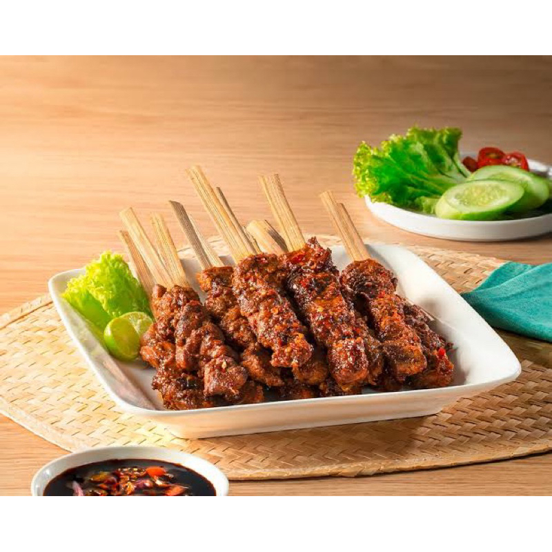 

Sate Sapi Gendut maranggi marinasi frozen Siap panggang