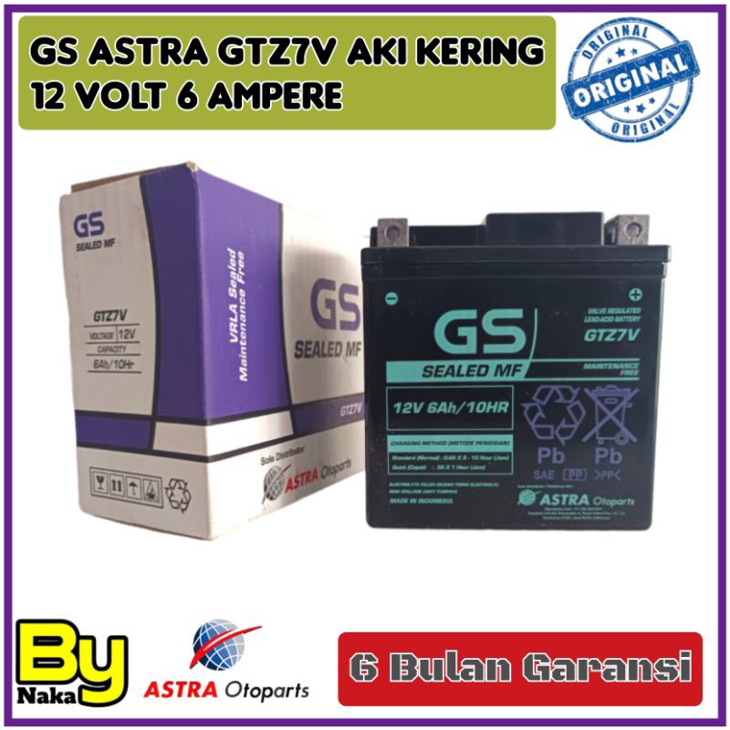 Aki Motor Yamaha N MAX lama/Aerox lama/LEXI GS Astra GTZ7V Aki Kering