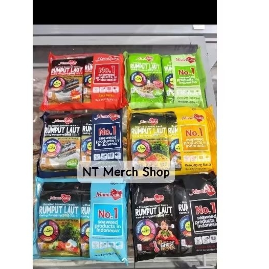 

(GRATIS ONGKIR) - NT Merch Shop - Rumput laut mamasuka 1pack isi 2 / Rumput laut Nori mamasuka 2pcs / Rumput laut mamasuka murah