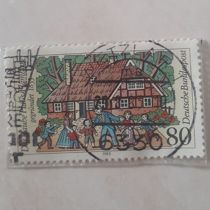 

Perangko Jerman "Das Rauhe Haus" and Children Tahun 1983