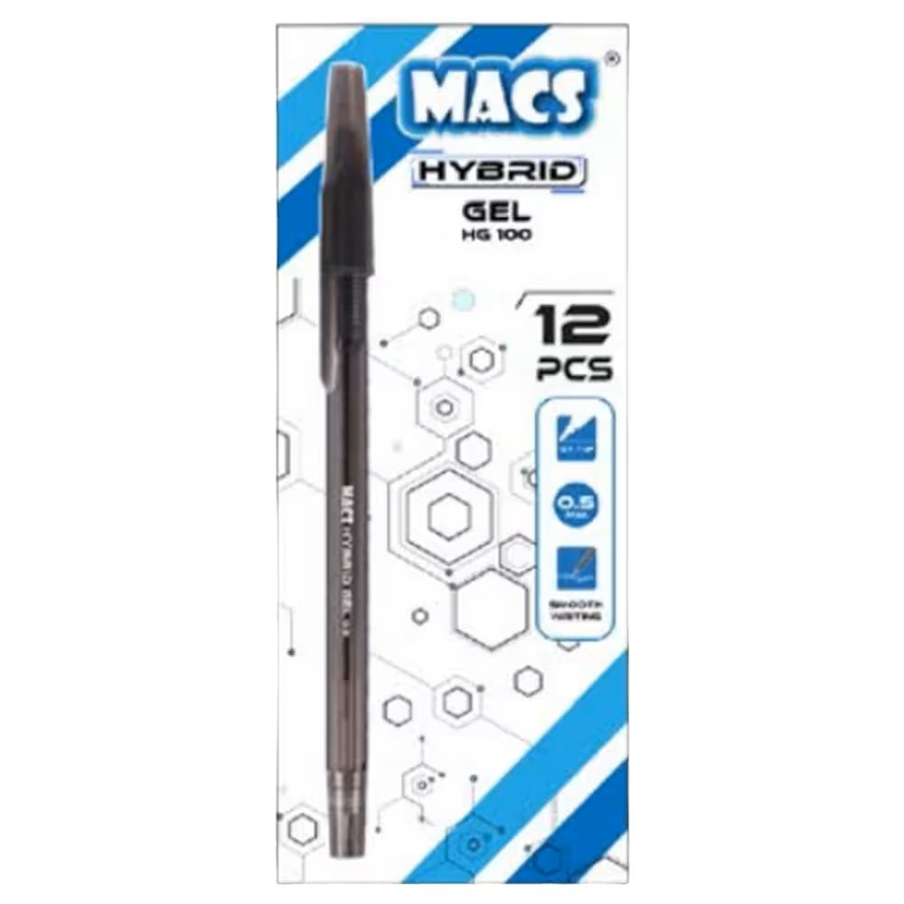 

Pulpen MACS Hybrid Gel Pen HG 100 Black