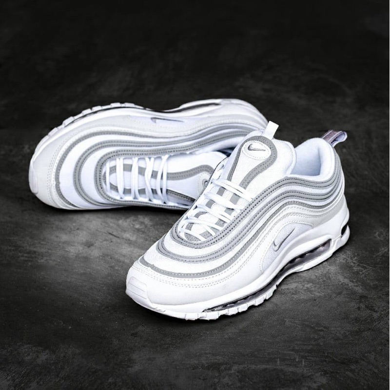NIKE AIR MAX 97 WHITE SILVER