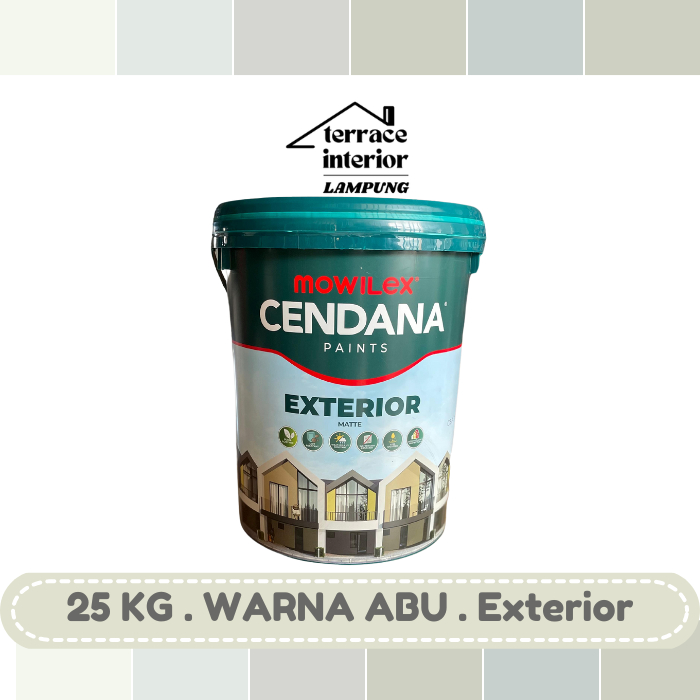 Cat Tembok Mowilex Cendana Exterior Warna Abu 5kg