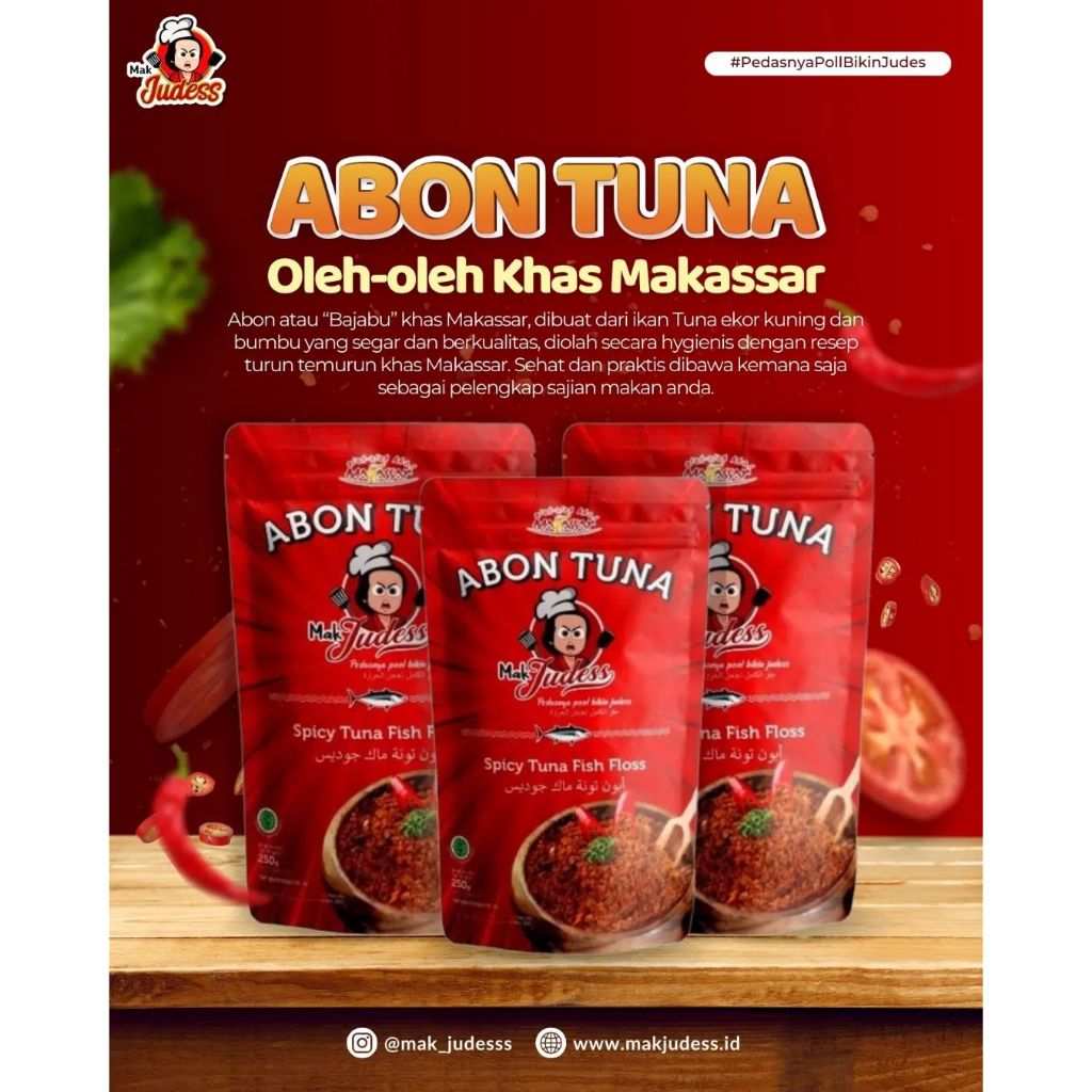 

Abon Tuna Mak Judess 150gr