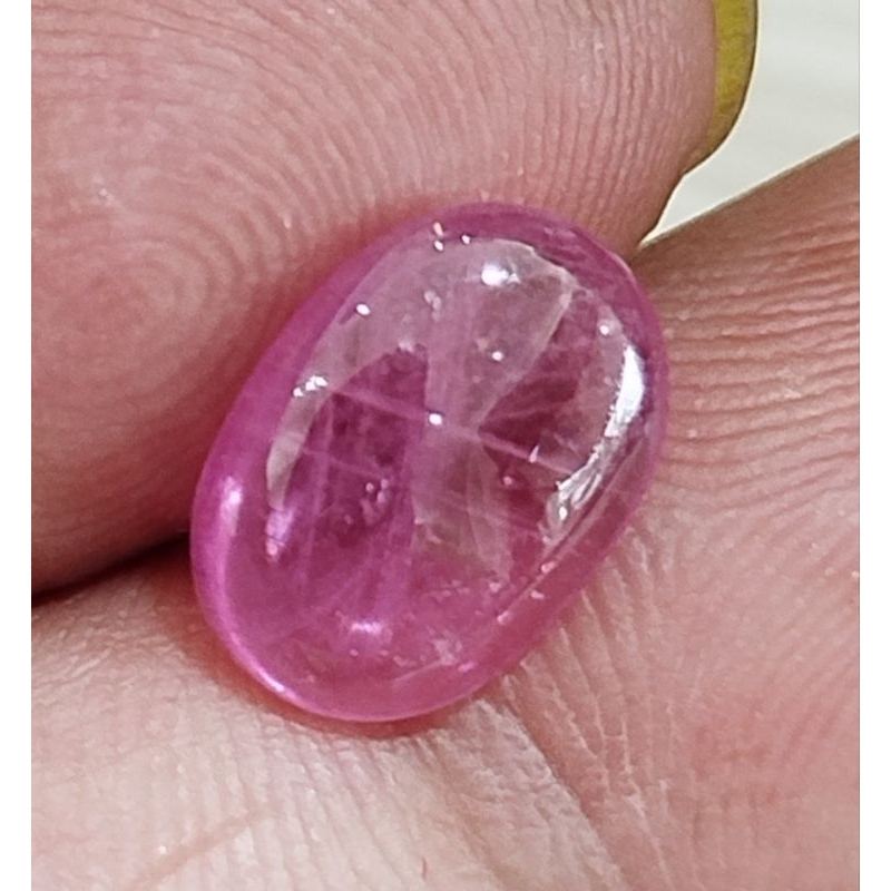 NATURAL RUBY PIGEON CLEAN HQ PINSKISH RED 3,45Cts