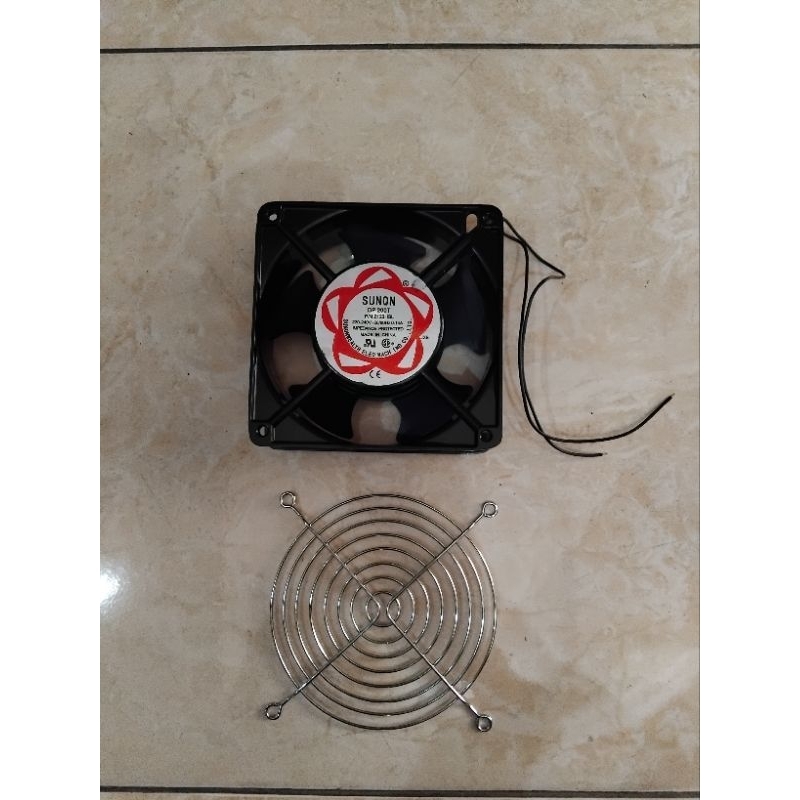 Kipas Pendingin Cooling Fan Besi Besar 12 x 12cm AC220V Power Amplifier bisa untuk Laptop /Set Top B