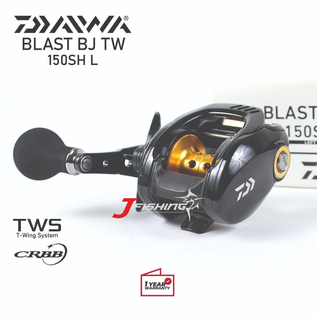 Reel BC DAIWA BLAST BJ TW 150 SH SHL | Handle Kiri & Kanan | Casting | Freshwater Saltwater |  Resmi