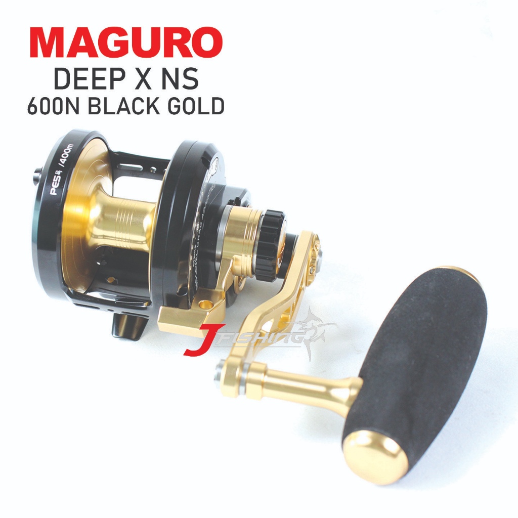 Reel OH Maguro DEEP-X NS 600 | Laut | Monster Fish | Handle Kiri & Handle Kanan | Over Head Jigging