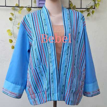 Atasan wanita / Cardigan Ulos Mangiring Jugia / Atasan etnik batak