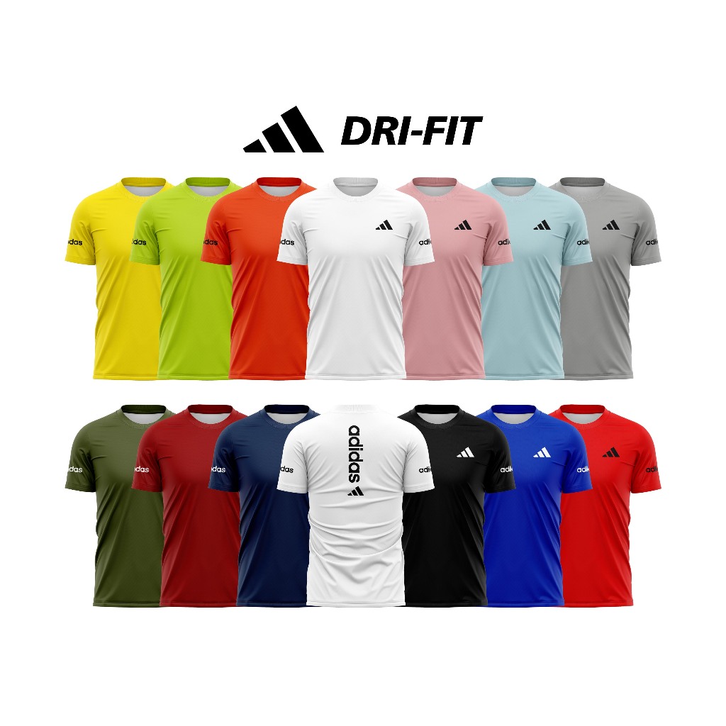 Kaos running gym ADS cewek cowo bahan Dryfit Jumbo