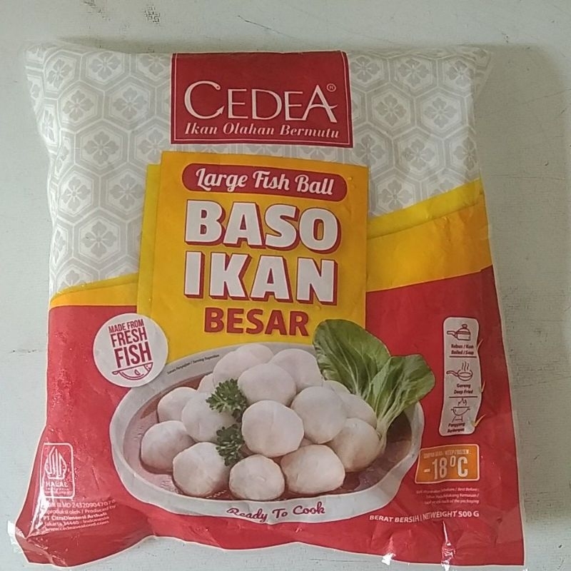 

Cedea Baso Ikan Besar berat 500gr