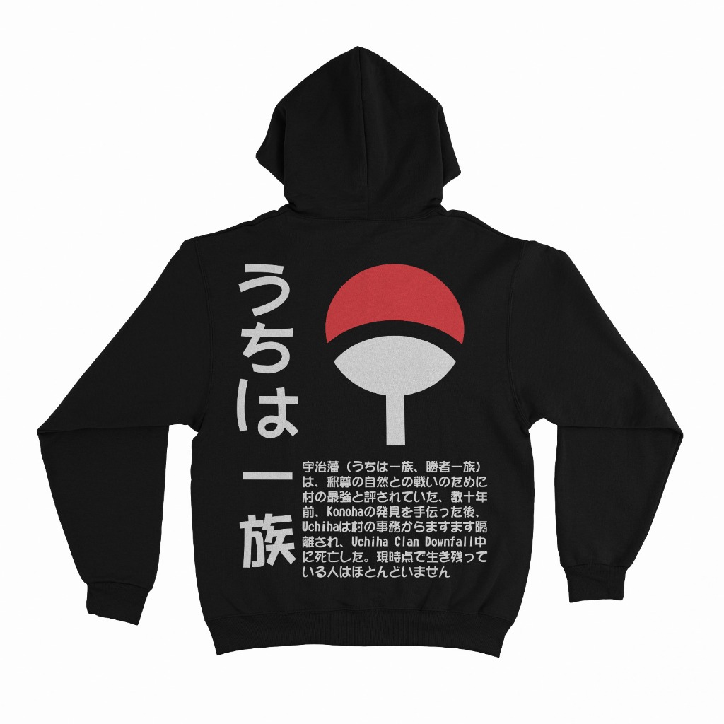 Jaket Anime Uchiha Clan Japan Style – Fashion Pria Wanita Keren Kekinian