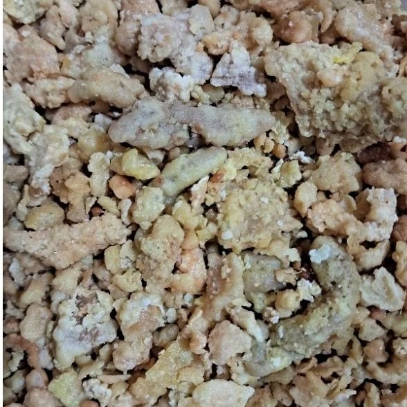 

patahan kripik kulit ayam mix usus crispy 1kg