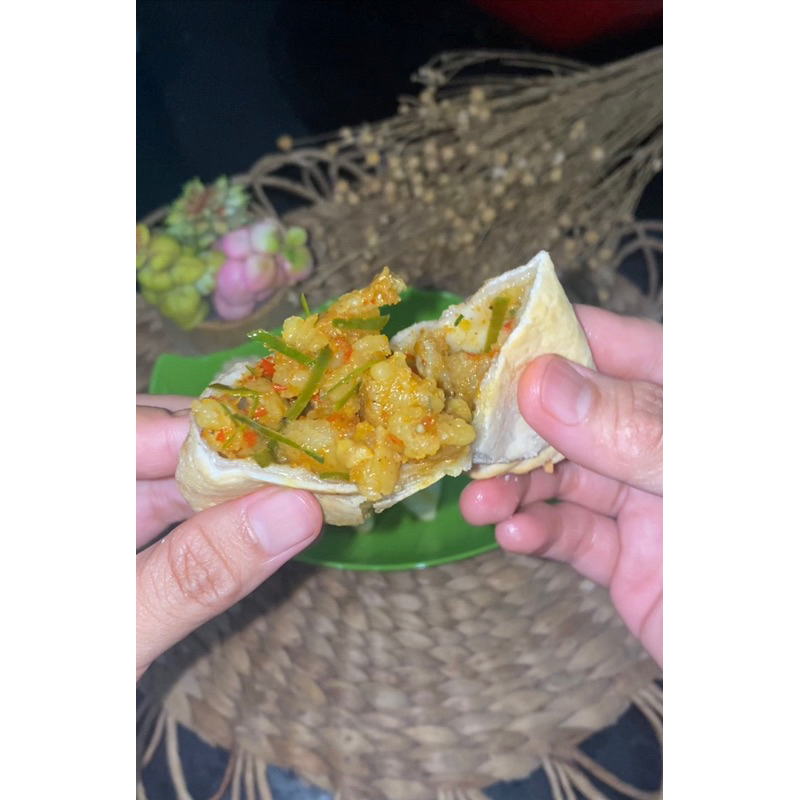 

cireng gemol isi jando/usus/ayam pedas