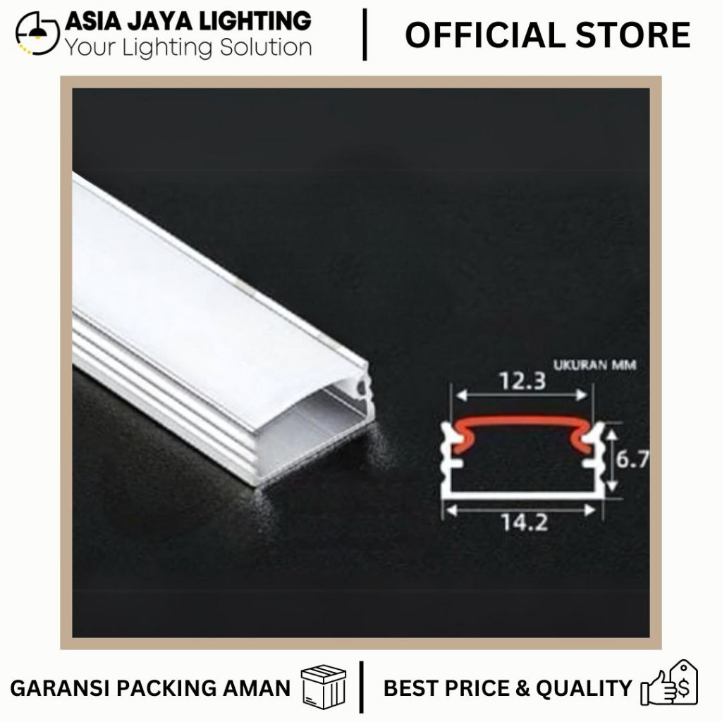 COVER LED STRIP / HOUSING LED STRIP / LED STRIP HOUSING / LED STRIP / PENUTUP LED STRIP / KOTAK PELI