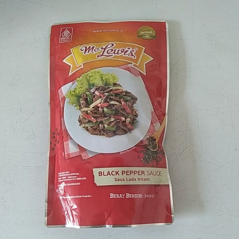 

Mc lewis Blackpepper sauce 310gr